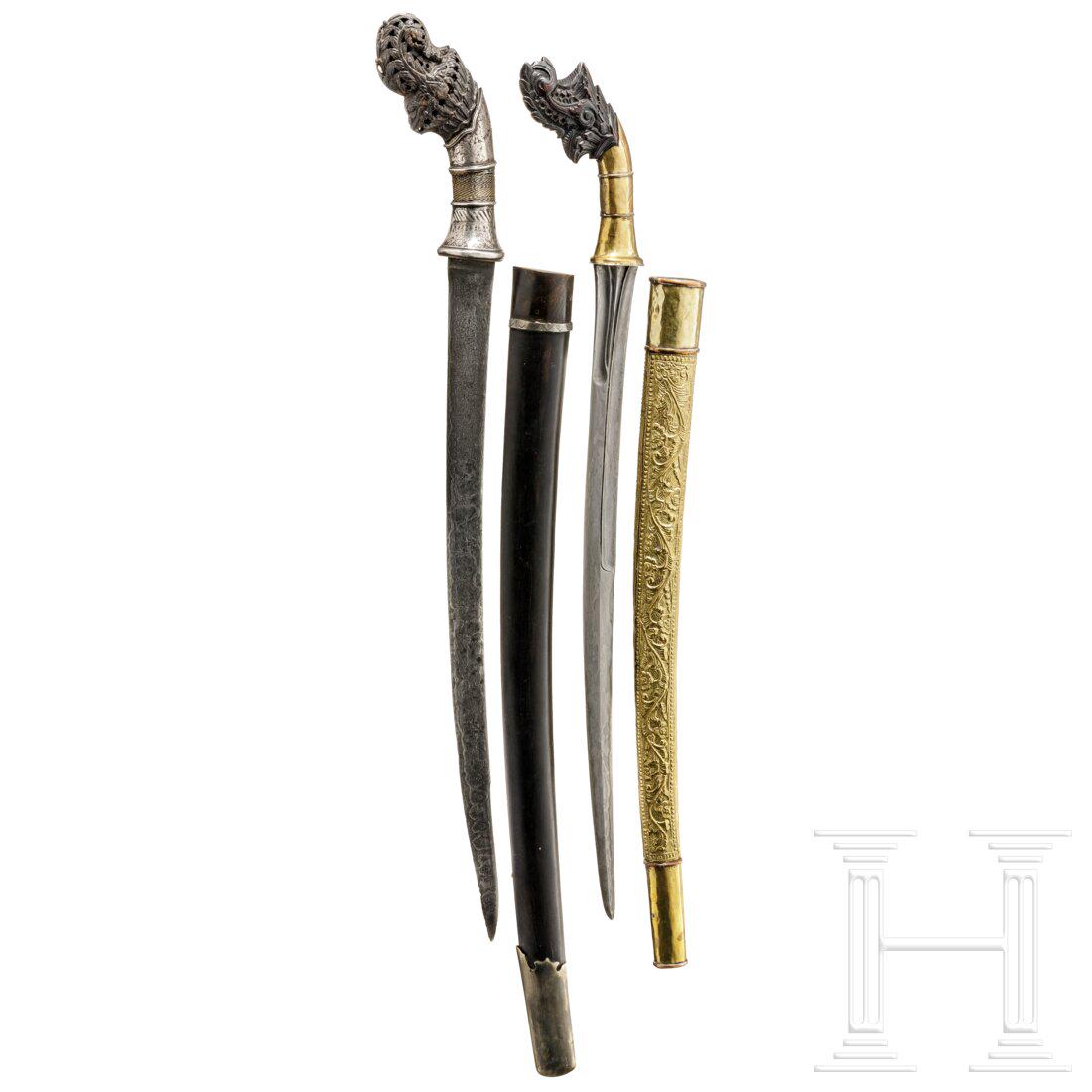 Two Indonesian Pedang, 19th/20th century (1 of 3)