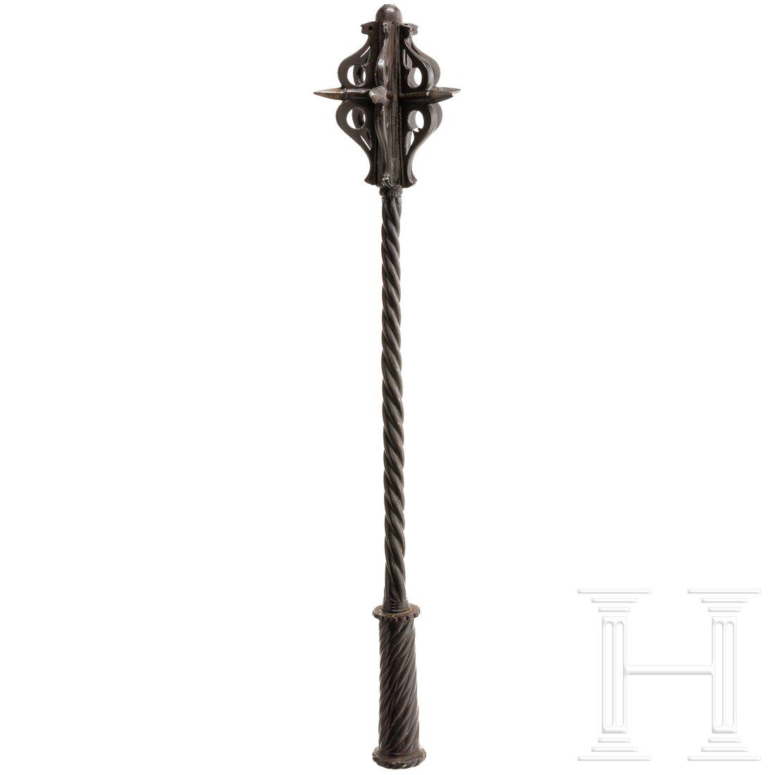 A German Victorian mace in 16th century style, 19th (1 of 3)