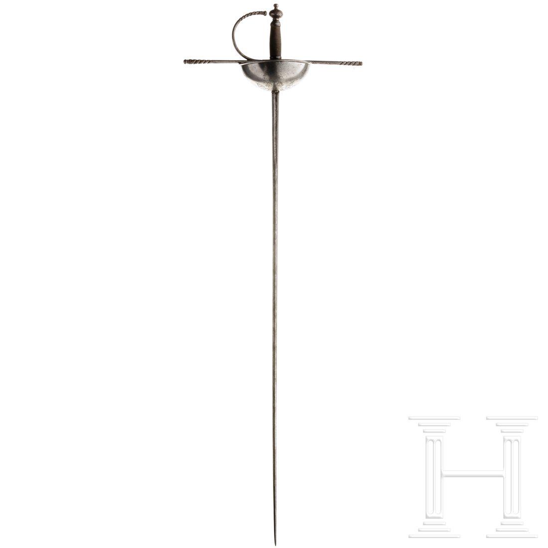 A Spanish cup hilt rapier, circa 1650 (1 of 6)