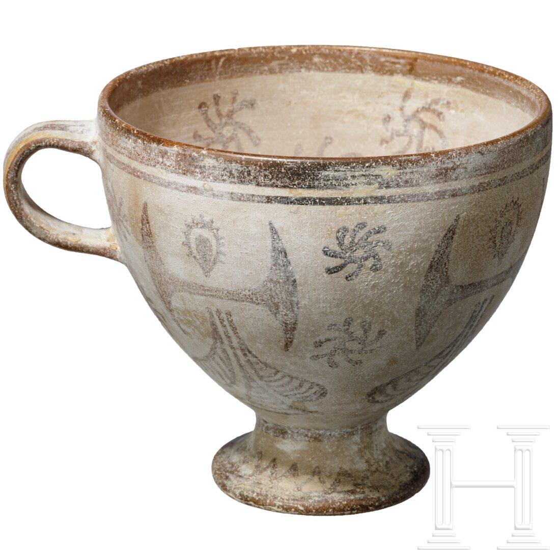 A large Minoan cup, 15th centruy B.C. (1 of 5)