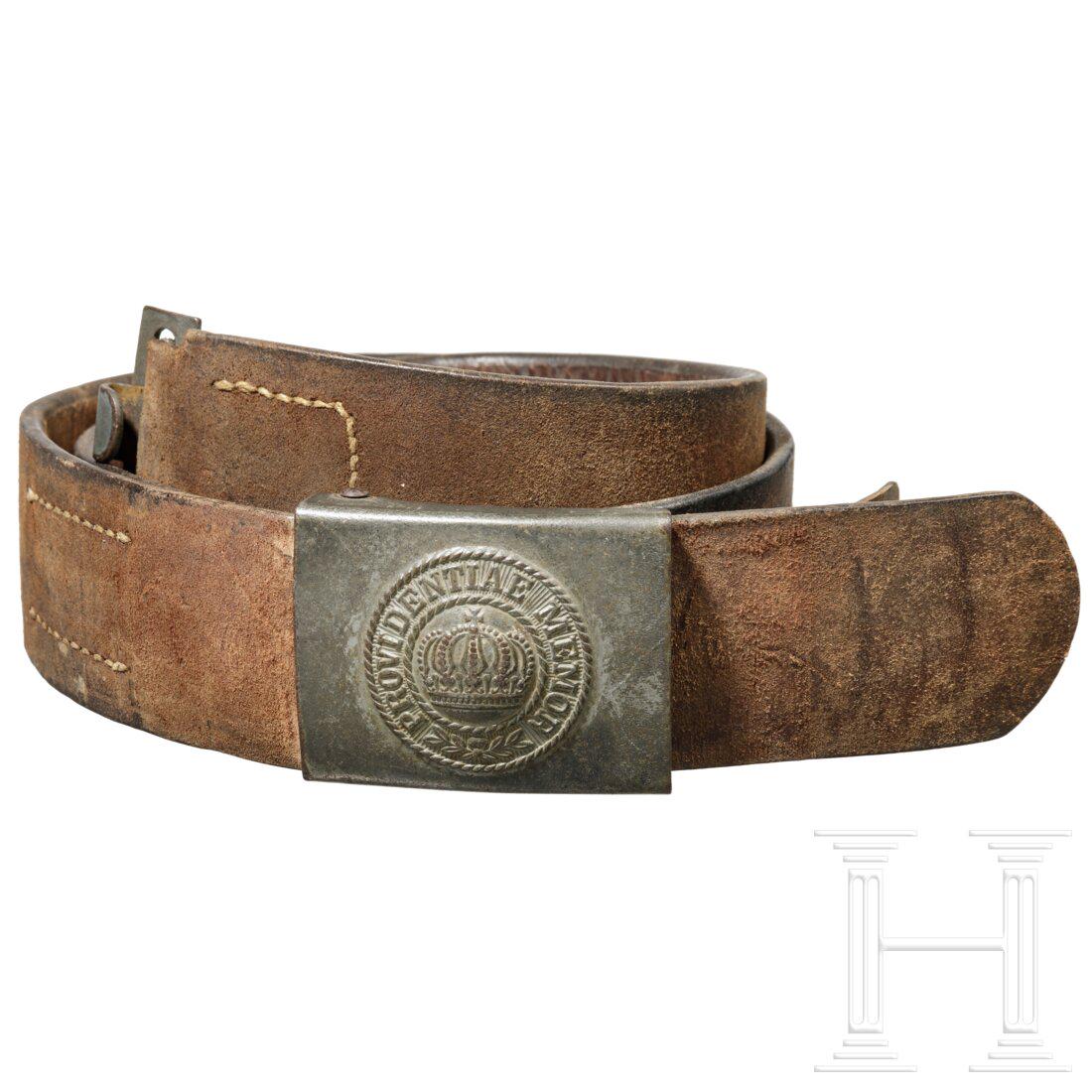 A belt for enlisted men of the Saxon army, dated 1916 (1 of 2)