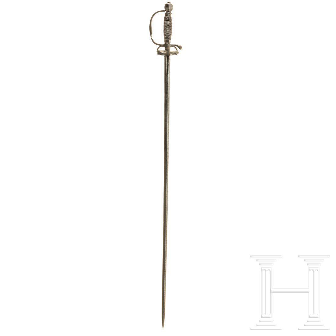 A German officer's small sword, circa 1720 (1 of 2)