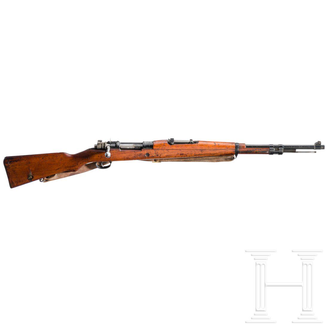 Wehrsportgewehr FN Mod. 24/30 ABL 1952: Wehrsportgewehr FN Mod. 24/30 ABL 1952Cal. .22lr, SN. 096, nicht nummerngleich. Blanker Lauf, Länge 60 cm. Belg. Beschuss. Visier skaliert 25 - 100. Einzelladerbüchse. Fertigung FN, Herstal.
