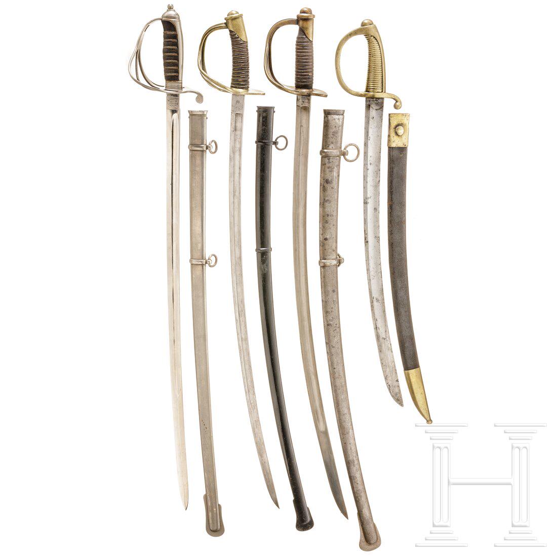 Four edged weapons, 19th/20th century (1 of 2)