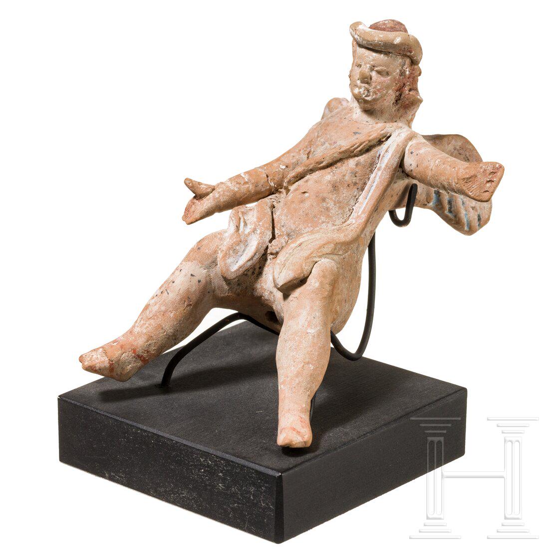 A Hellenistic Eros made of terracotta, 3rd century B.C. (1 of 3)