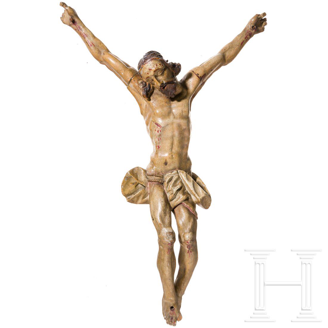 A South German baroque Christ corpus, 17th century (1 of 4)