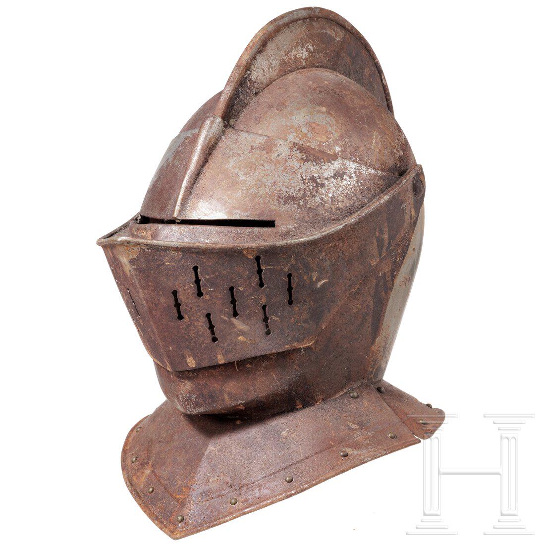 A close helmet, collector's replica in the style of the 17th century (1 of 5)