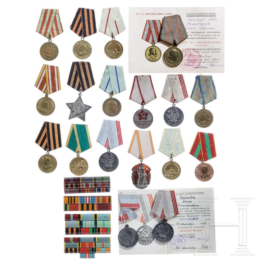 18 Soviet Russian awards (1 of 4)