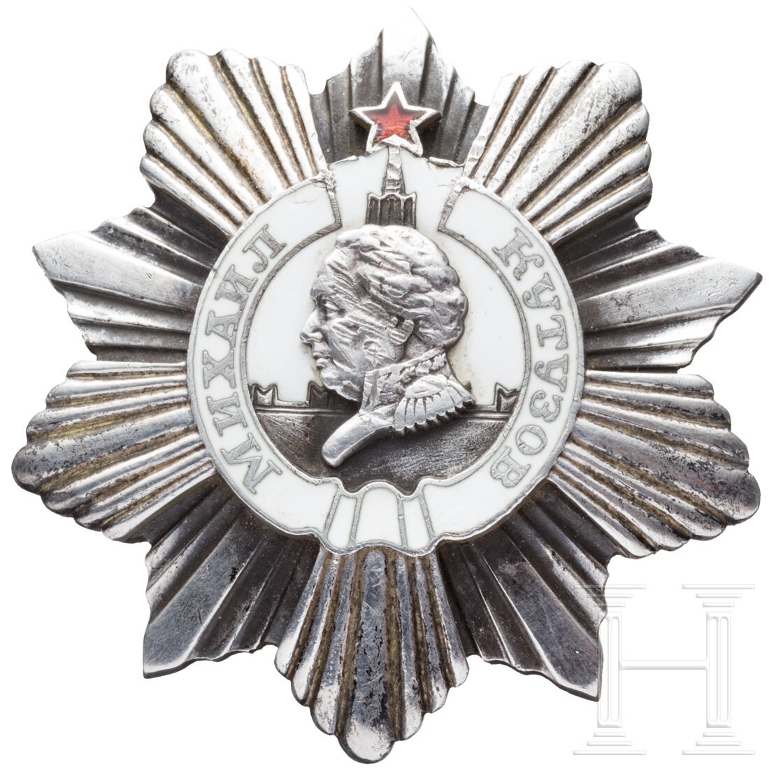 Lieutenant General of the Yugoslav People's Army Vaso JovanoviÄ‡ (1915 - 2013) â€“ a Soviet Mikhail: Lieutenant General of the Yugoslav People's Army Vaso JovanoviÄ‡ (1915 - 2013) â€“ a Soviet Mikhail Kutuzov Order, 2nd class, with orders book, 1944Partially enamelled silver. The reverse engr