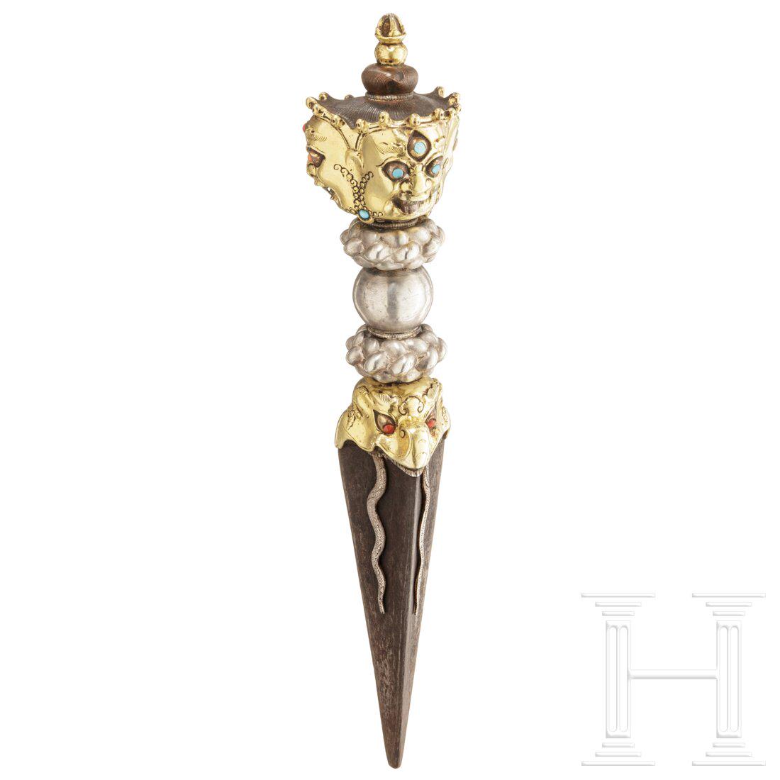 A Nepalese phurbu, 19th/20th century (1 of 4)