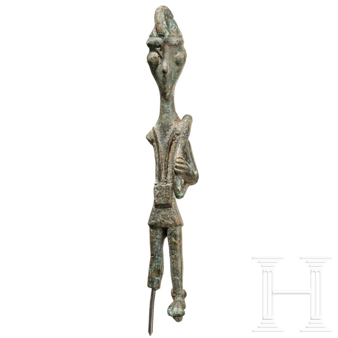 A Sardinian Nuragic bronze archer, 8th - 7th century B.C. (1 of 6)