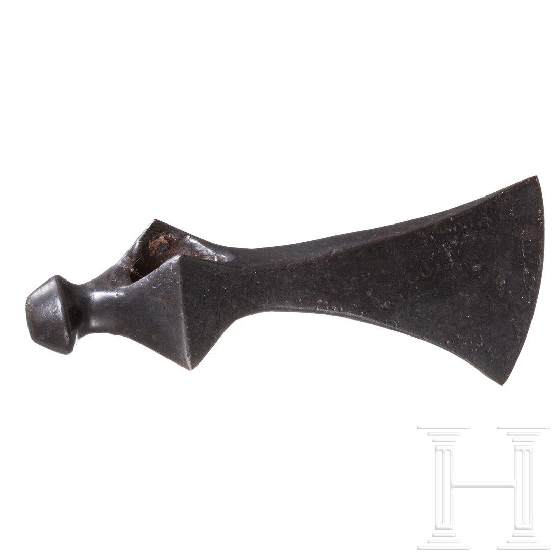 A Varangian iron battle axe, 10th - 11th century (1 of 3)