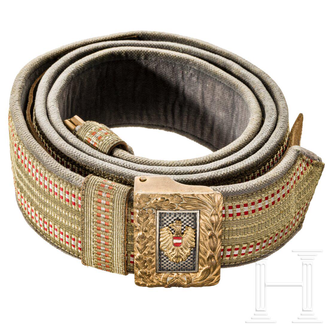 A belt for officers of the Austrian army, circa 1960 (1 of 4)