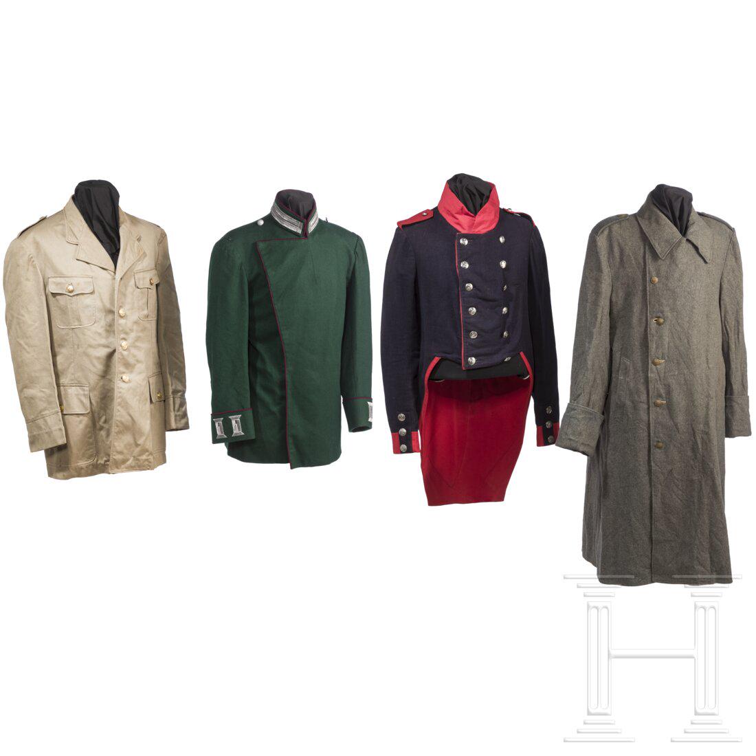Four uniform pieces, 20th century (1 of 12)