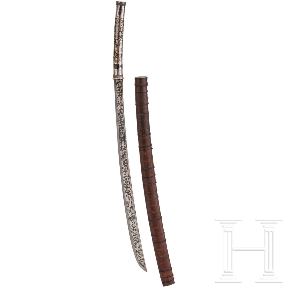 A Burmese dha, 19th century (1 of 4)