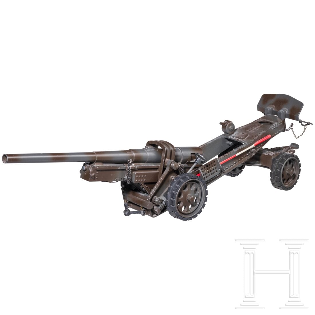 A Hausser-Elastolin Heavy Field Howitzer 710/2 in field grey (1 of 4)