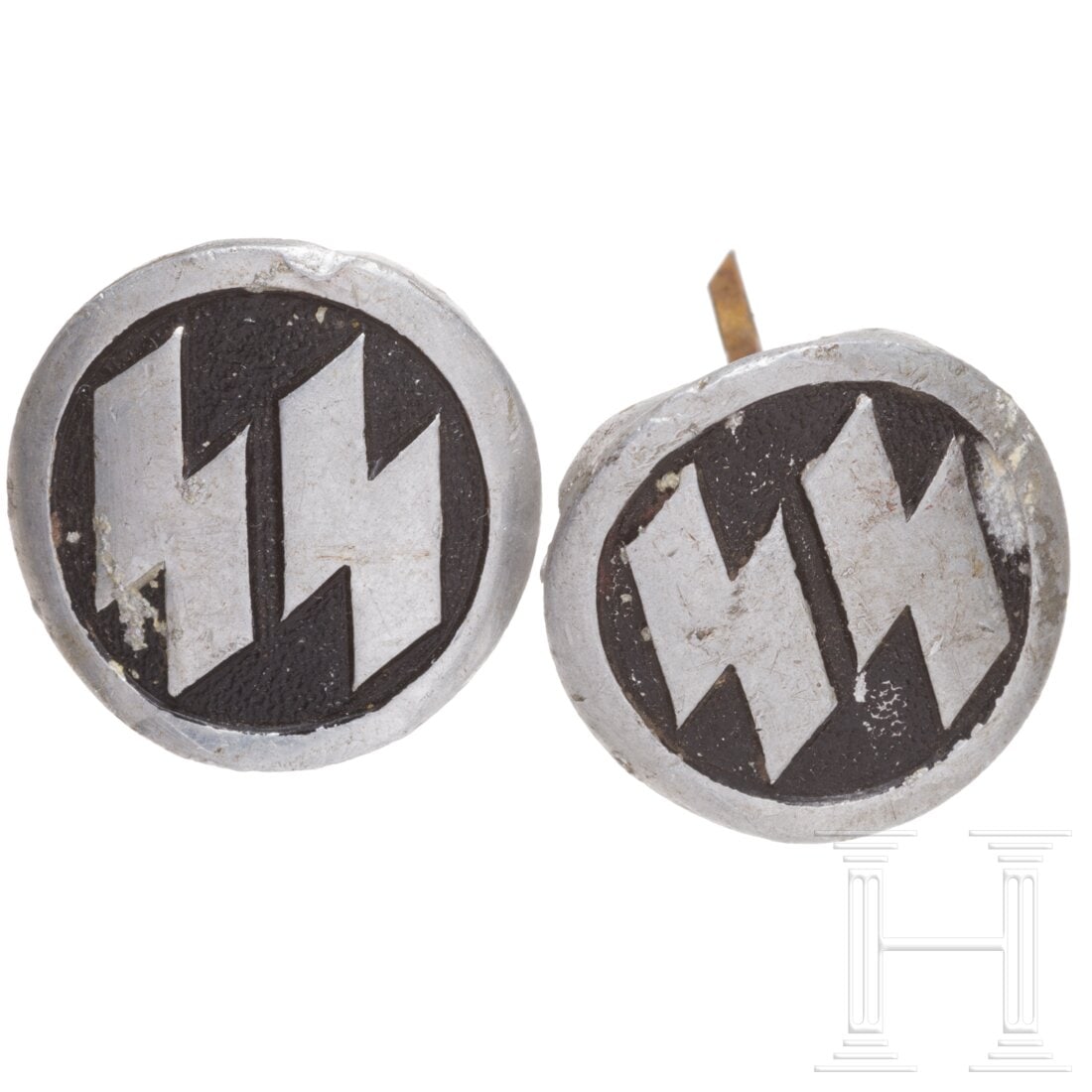 Two emblems for the SS officer's sword (1 of 2)