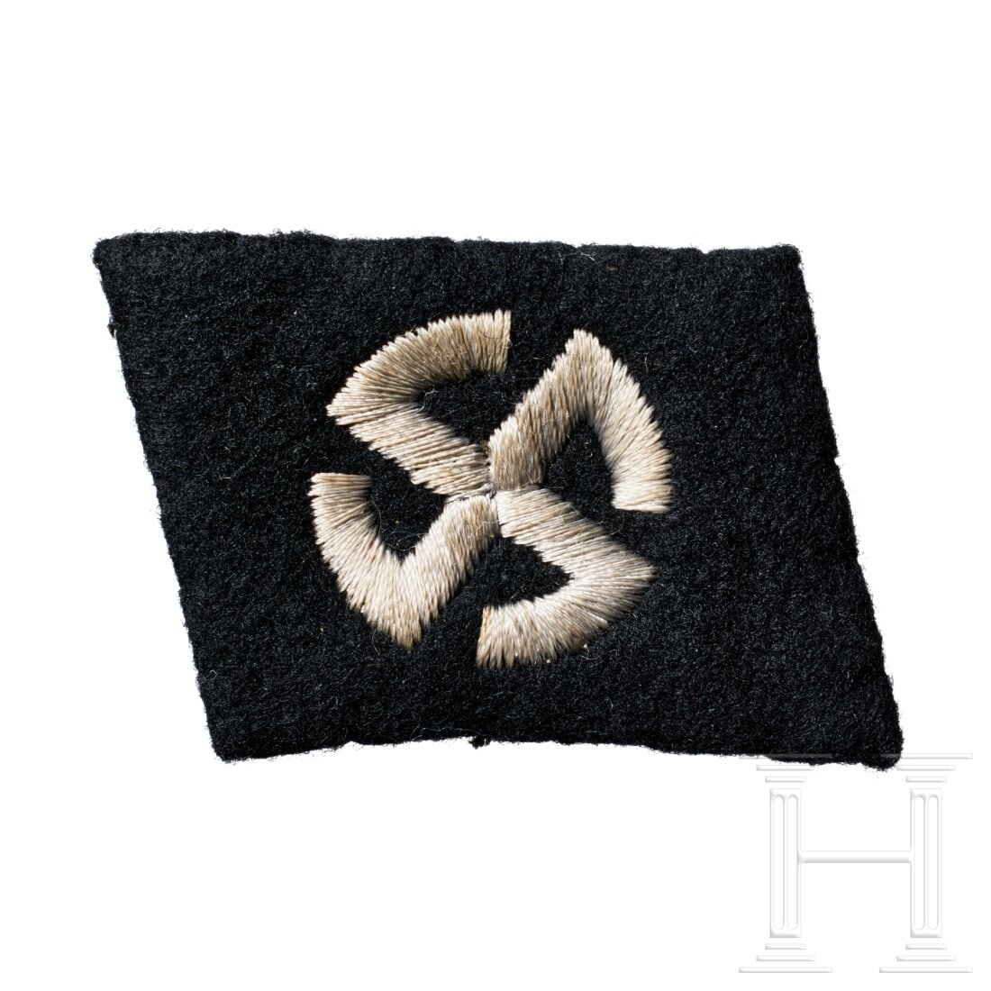 A Single Collar Tab for 11th SS Panzer Grenadier Division "Nordland" Enlisted (1 of 2)