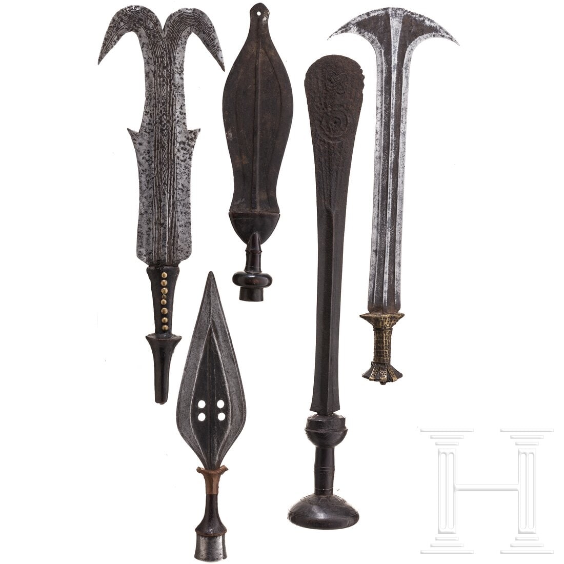Five Central African edged weapons (1 of 4)