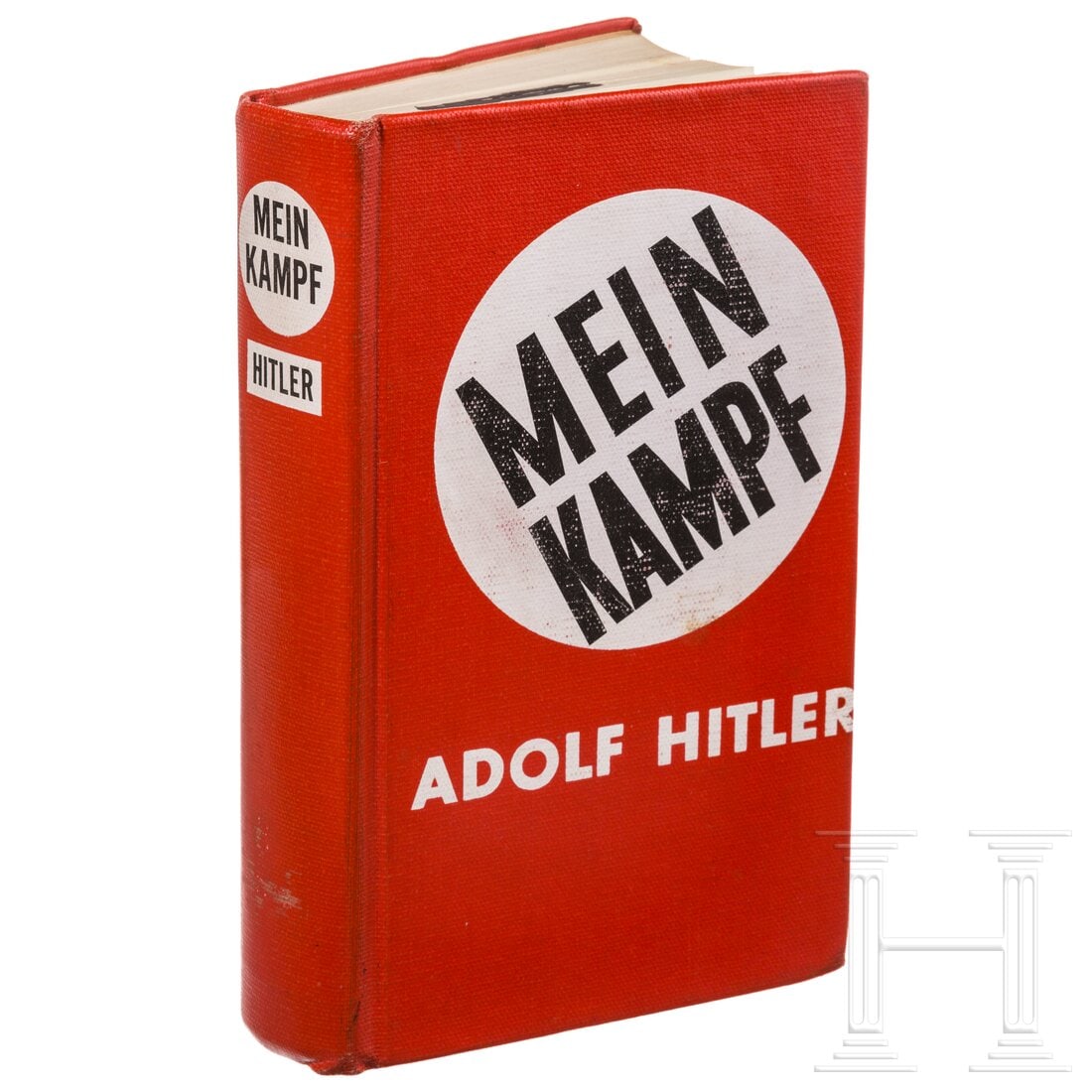 "Mein Kampf" - an American edition: "Mein Kampf" - an American editionEinbändige Ausgabe mit rotem Hardcover, 687 Seiten plus Anhang, gedruckt von "Houghton Mifflin Company Boston - The Riverside Press", Cambridge Mass. USA, um 1960/70
