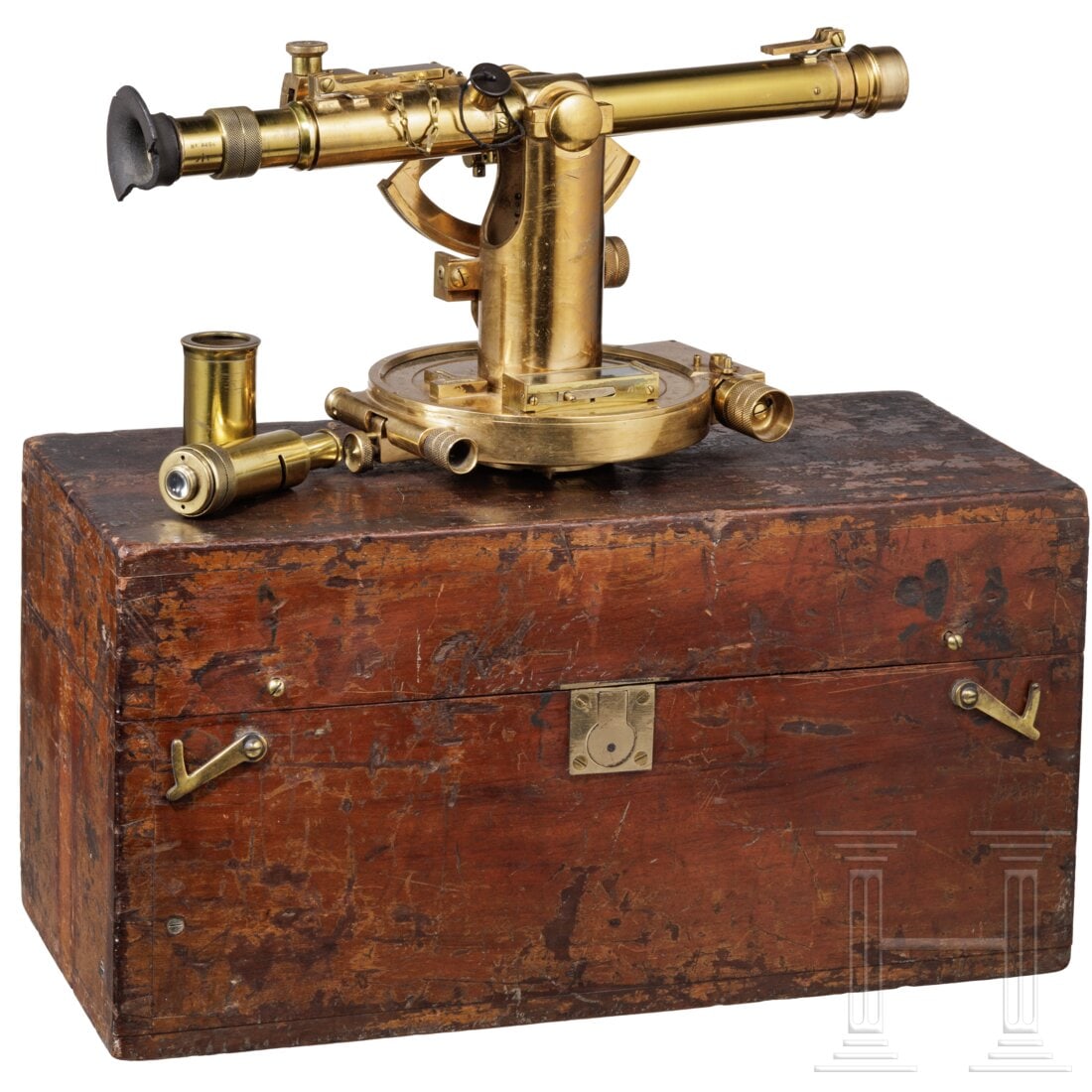 British Artillery Director No. 5 MK I, in case, ca. 1917 (1 of 6)