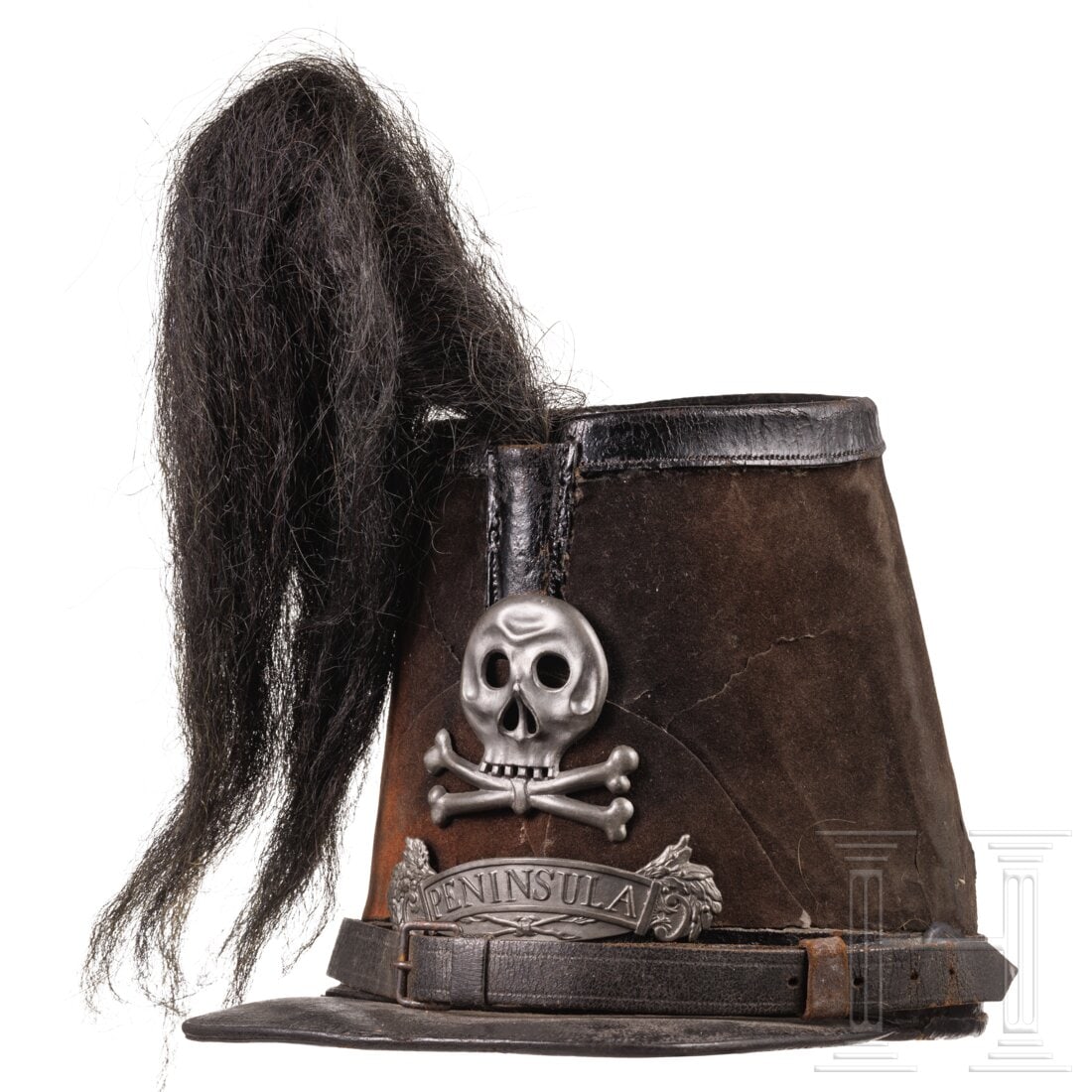 A shako for men of the Brunswick Infantry, mid-19th century (1 of 4)