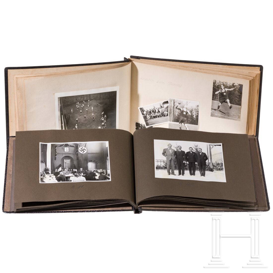 Two Photo Albums With 235 Photographs Of A Track And Field Athlete