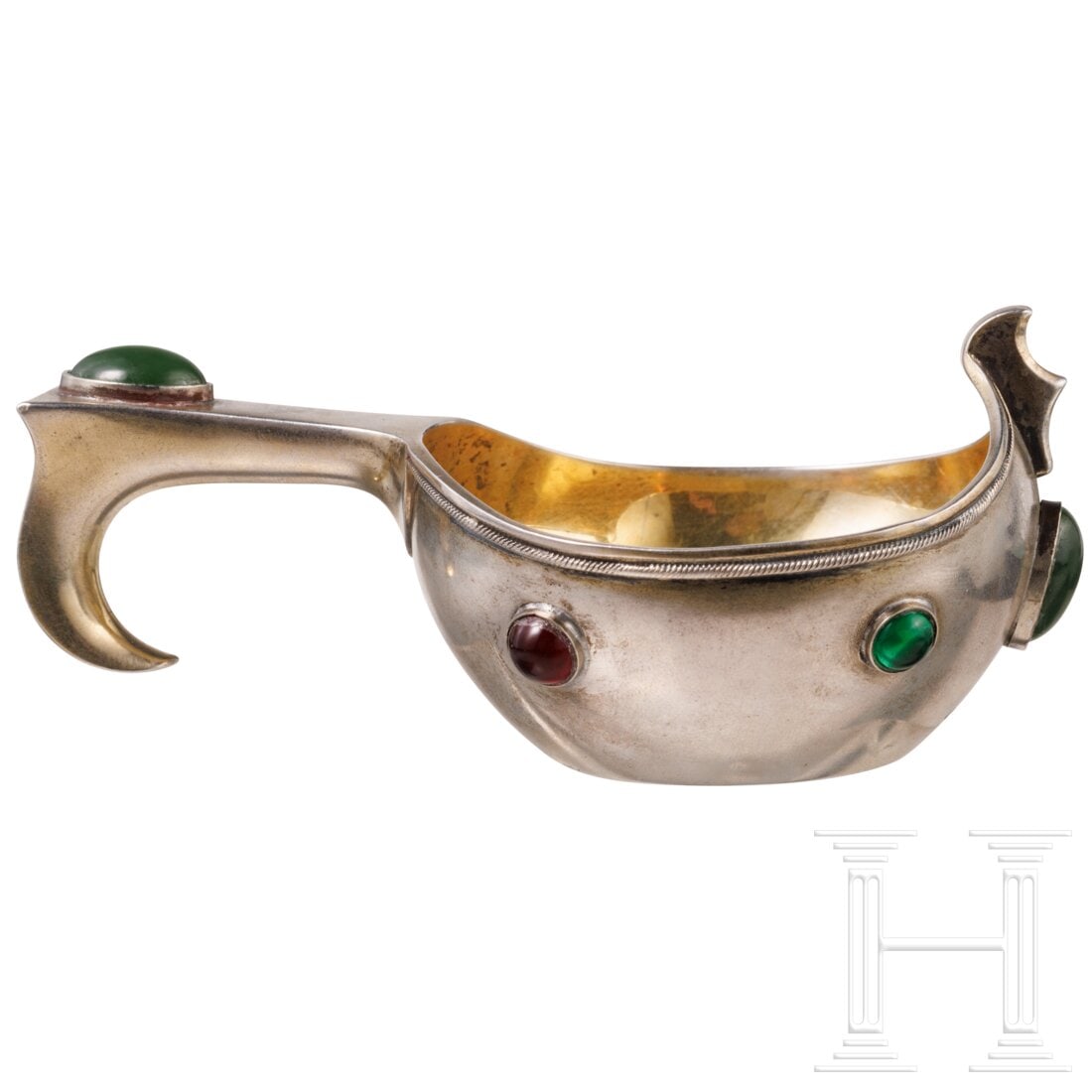 A Russian silver kosvh, St. Petersburg, Alexander Karpov, 1908 - 1917 (1 of 4)