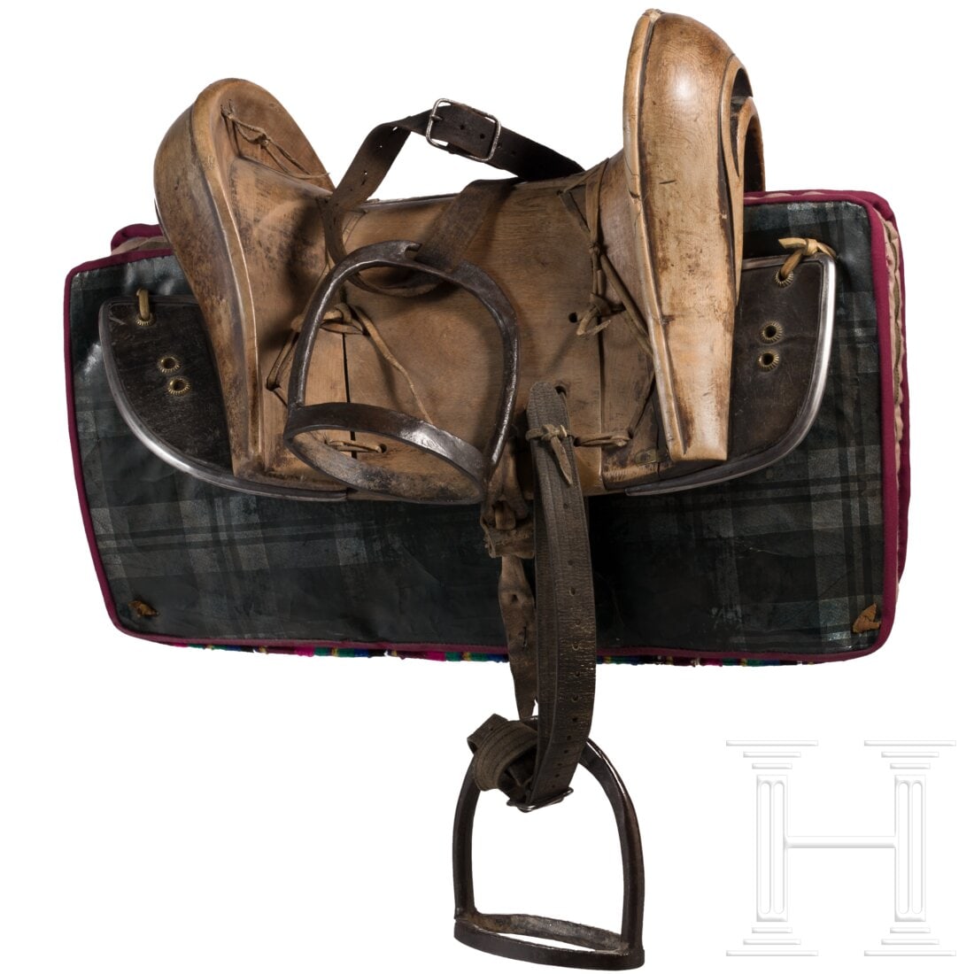 A Chinese saddle, 20th century (1 of 3)
