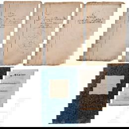 Documents of the riflemen's company Blankenhain, 1753 to 1801