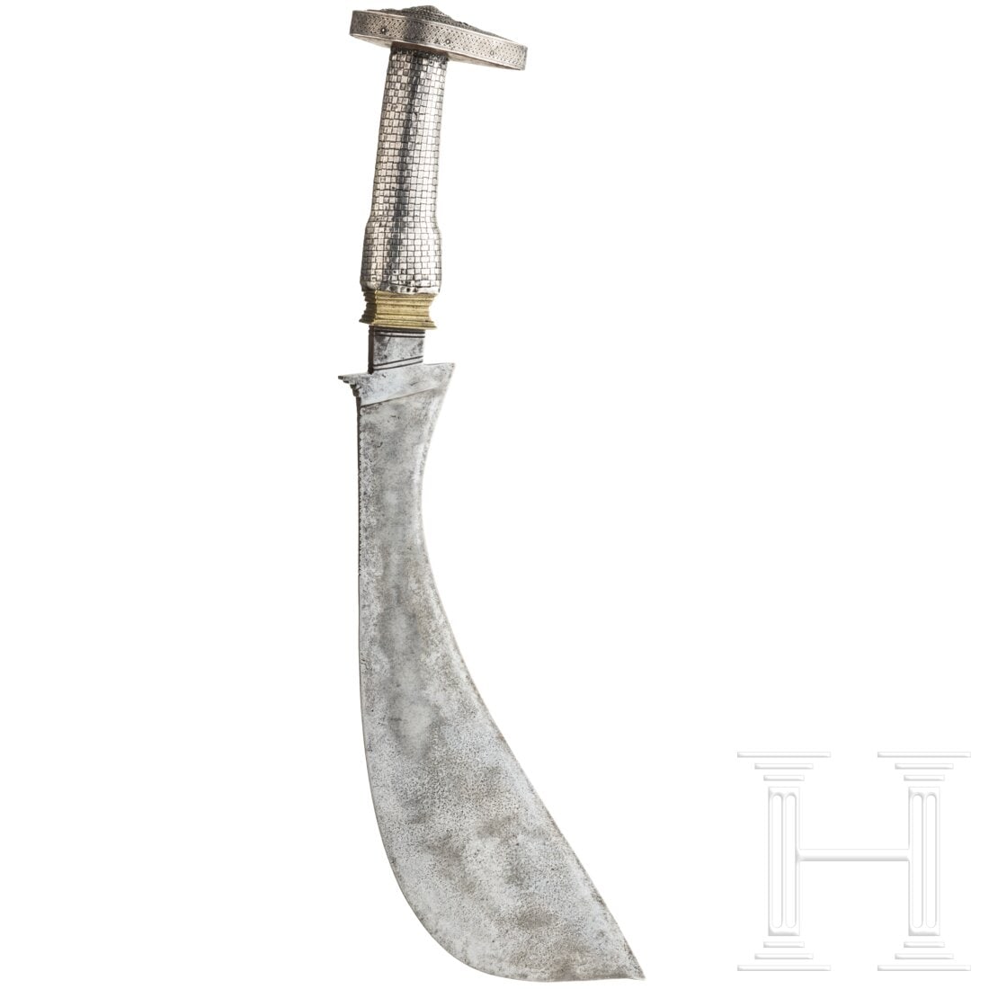 An Indian Ayda Katti with silver handle, circa 1800 (1 of 7)