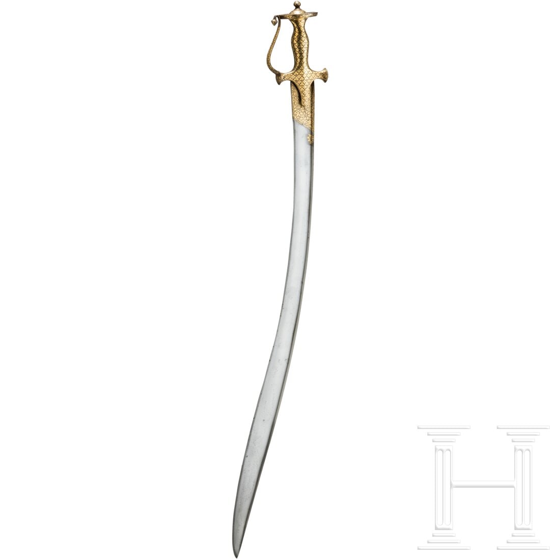 An Indian gold-damascened Sosun Pattah, circa 1800 (1 of 5)