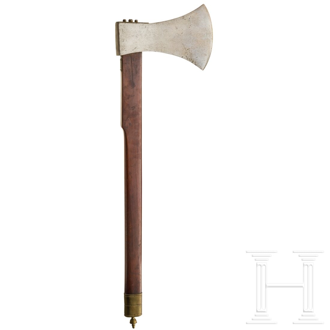A large sapper's parade axe, probably French, 19th century (1 of 2)