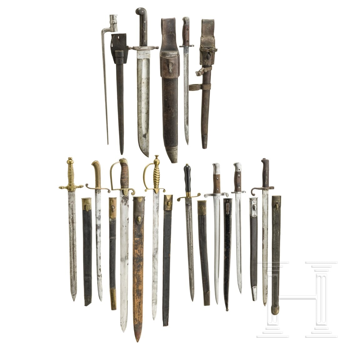 Eleven international side arms, 19th/20th century (1 of 8)