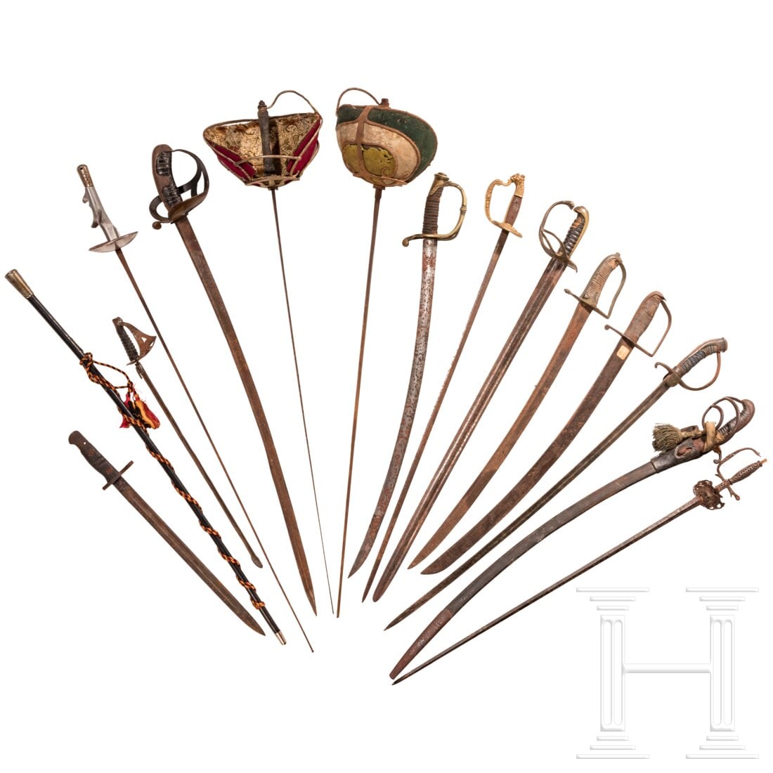 14 edged weapons, mostly German, 18th - 20th century (1 of 4)