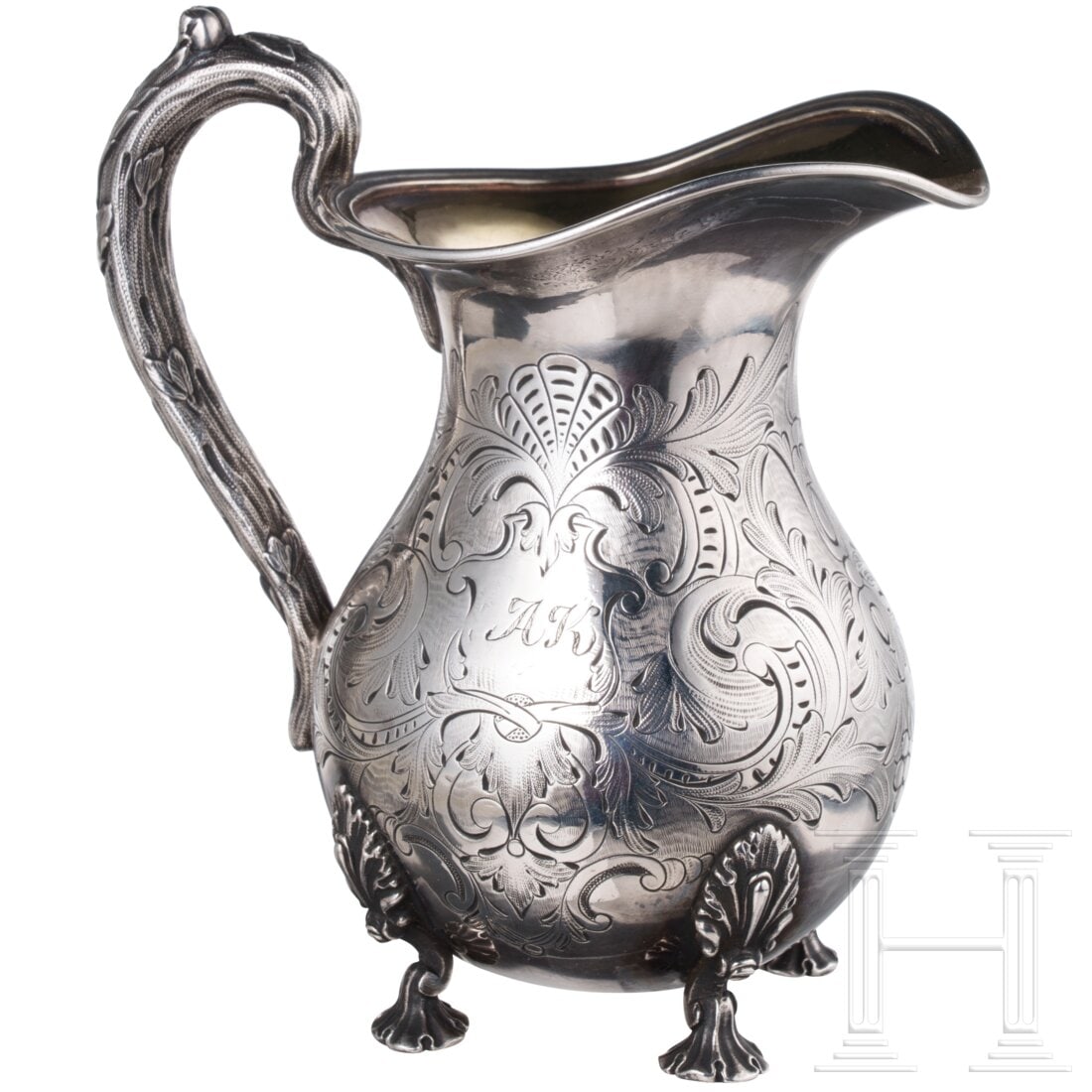 A Russian silver creamer, St. Petersburg, Carl Boianowski, 1844 (1 of 4)