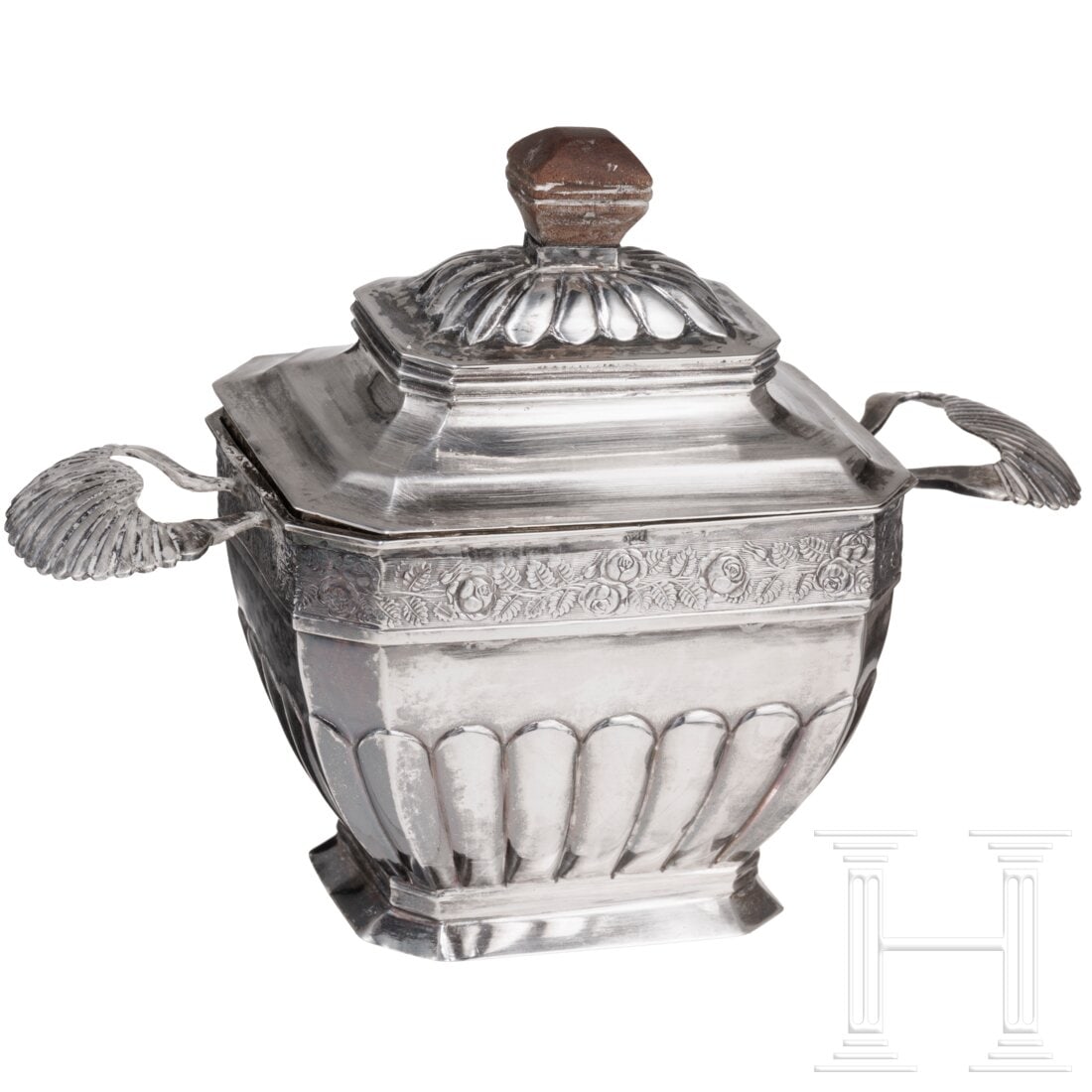 A Russian silver sugar bowl, Moscow, 1839 (1 of 5)