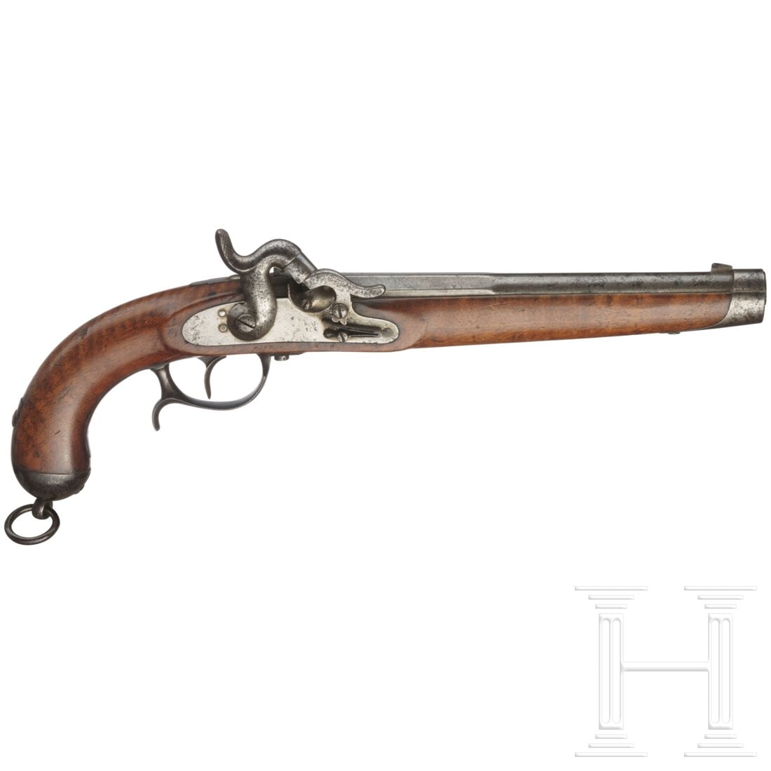 A Hamburg cavalry percussion pistol M 1861, Suhl (1 of 2)