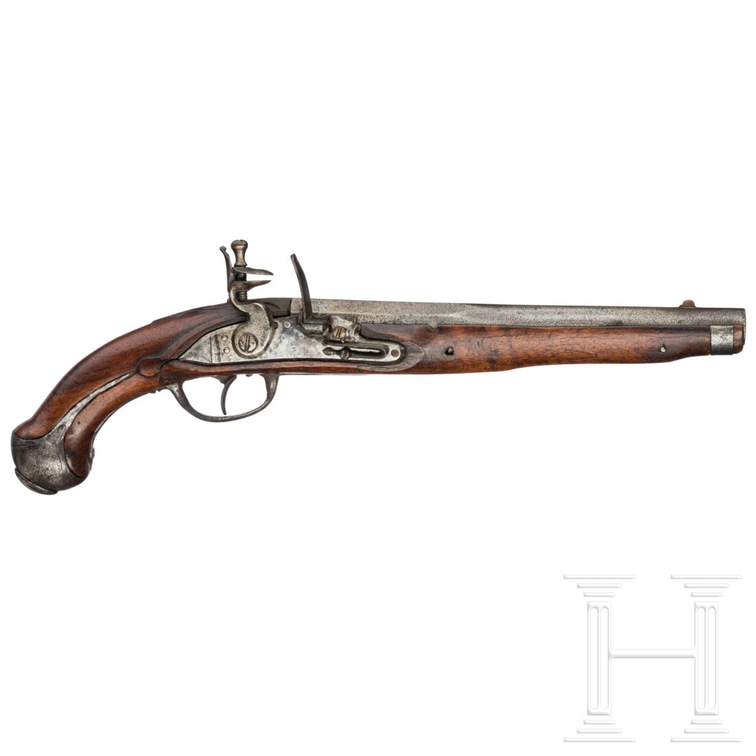 A flintlock pistol, circa 1750 (1 of 3)