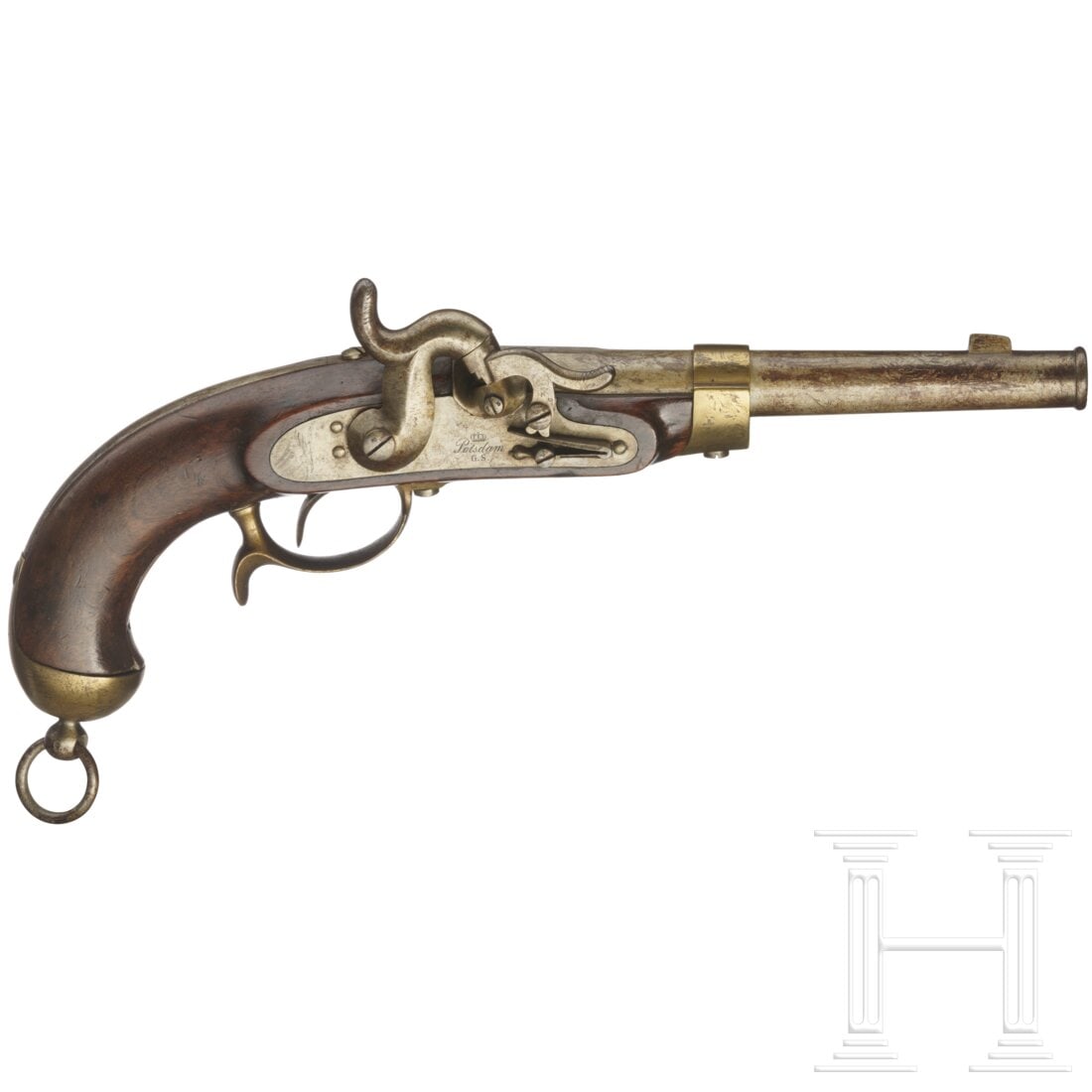 An M 1850 percussion pistol (1 of 3)