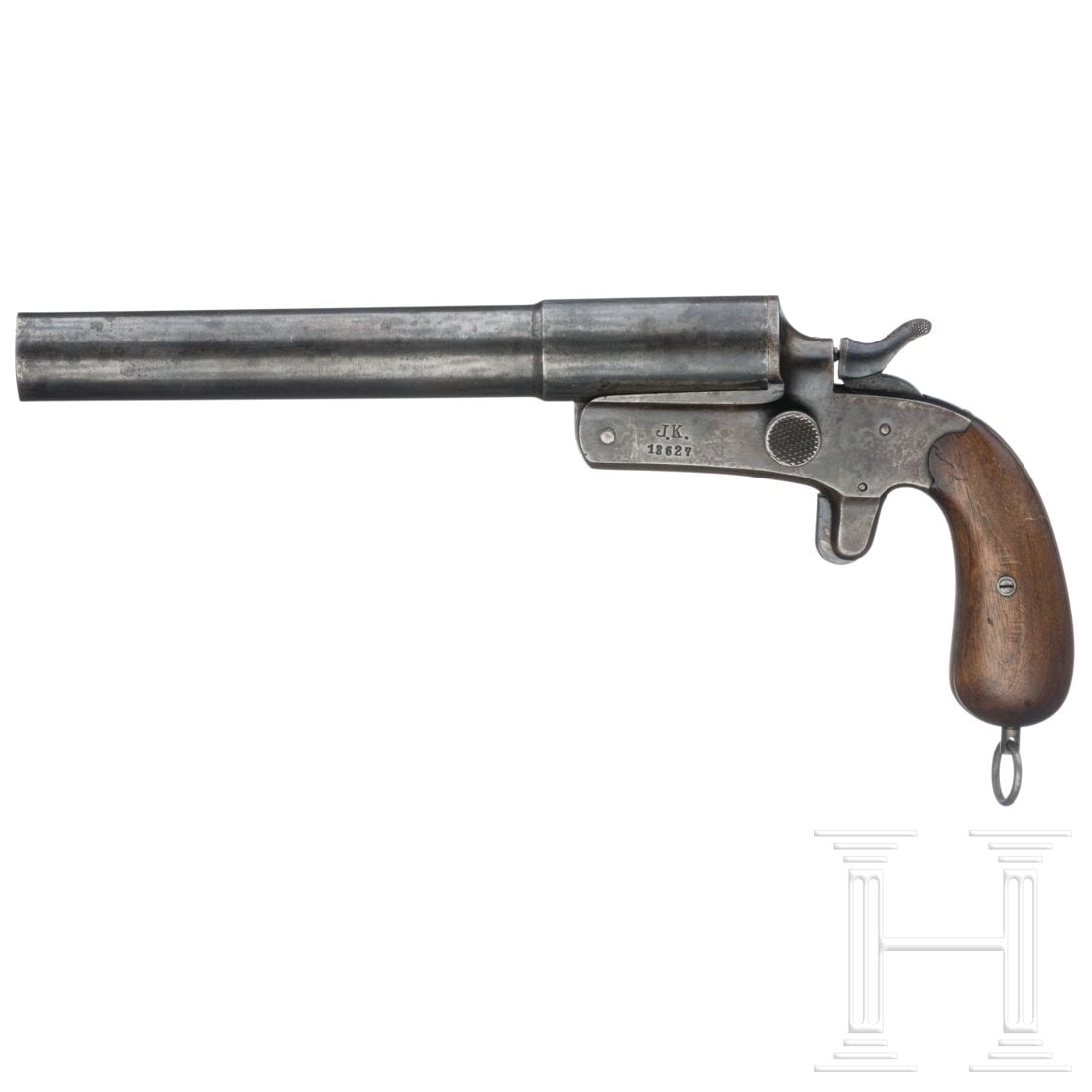 A Model "Push Button" flare gun by "J.K." (1 of 2)
