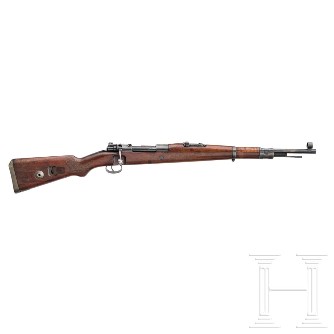 A G 33/40 carbine by Waffenwerke Brünn: A G 33/40 carbine by Waffenwerke BrünnCal. 8x57JS, SN. 6471b, matching numbers (not disassembled). The bore a bit frosted. The chamber area marked „945/1940”, made by Waffenwerke Brünn in 19