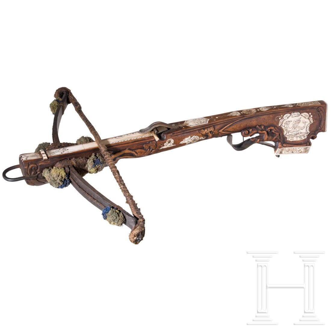 A Saxon crossbow, historicism, in the style of circa 1730 (1 of 5)