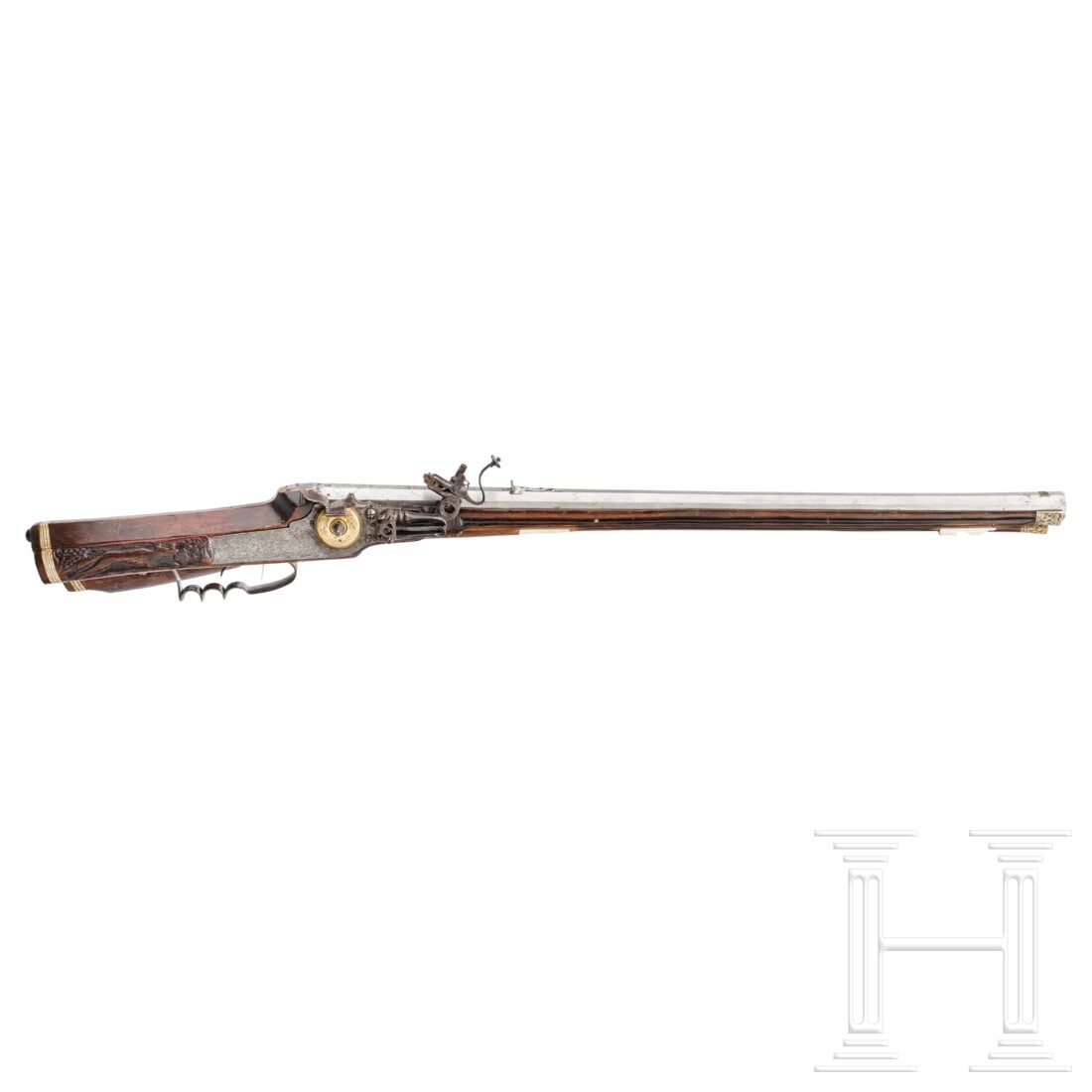A German wheellock rifle by Pierre in Ötting, circa 1650 (1 of 5)