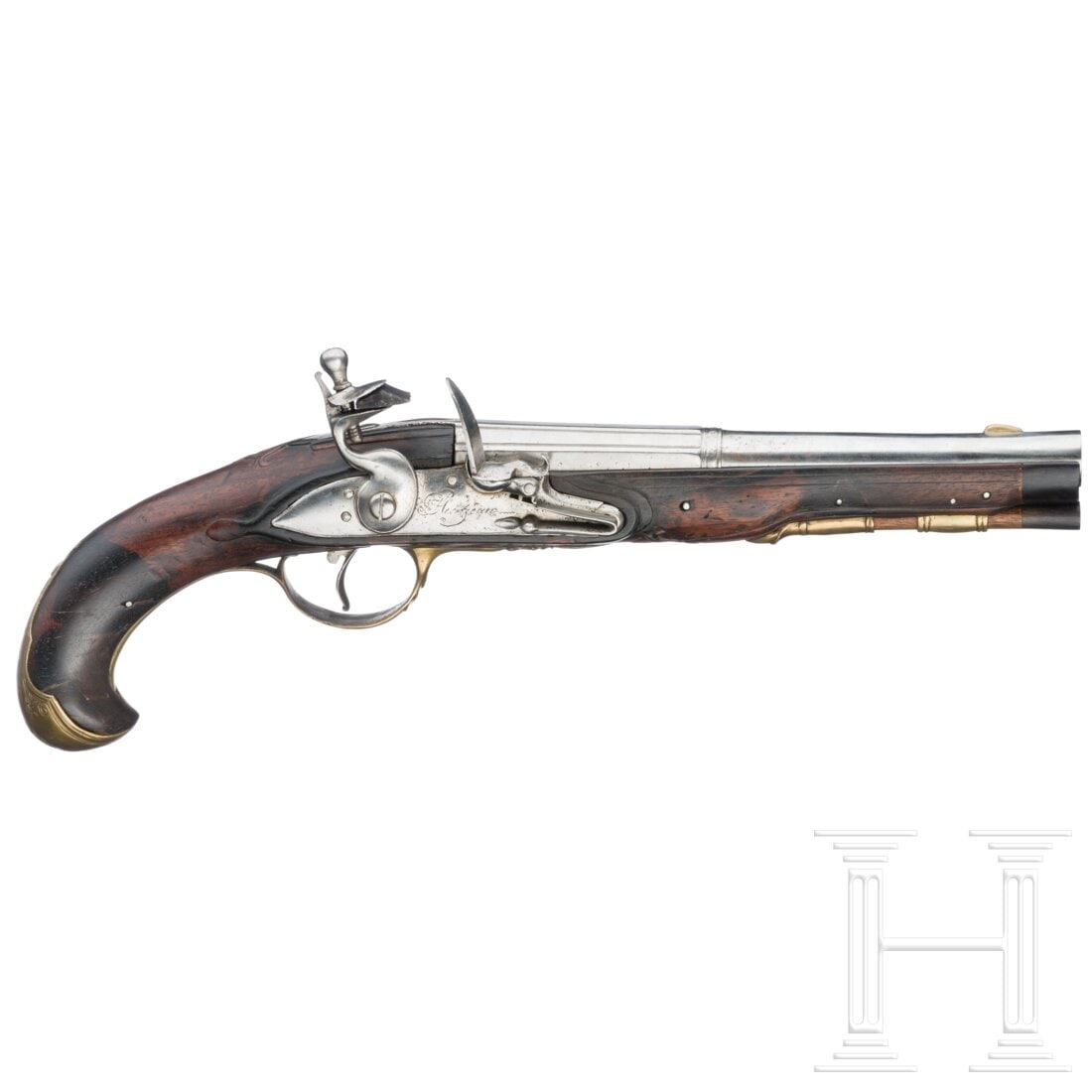 A German flintlock pistol, circa 1760 (1 of 2)