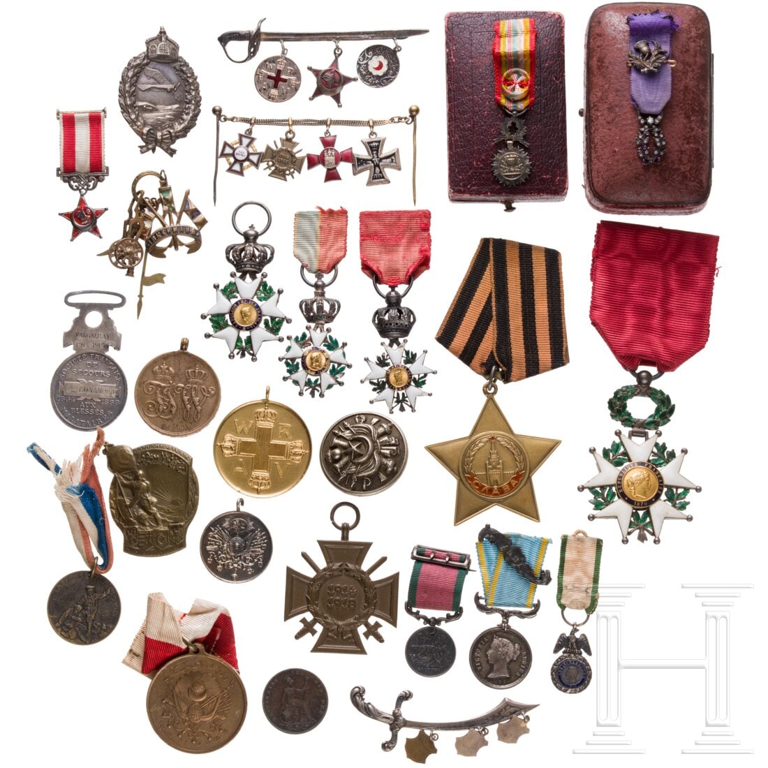 A small collection of international awards, 19th/20th century (1 of 2)