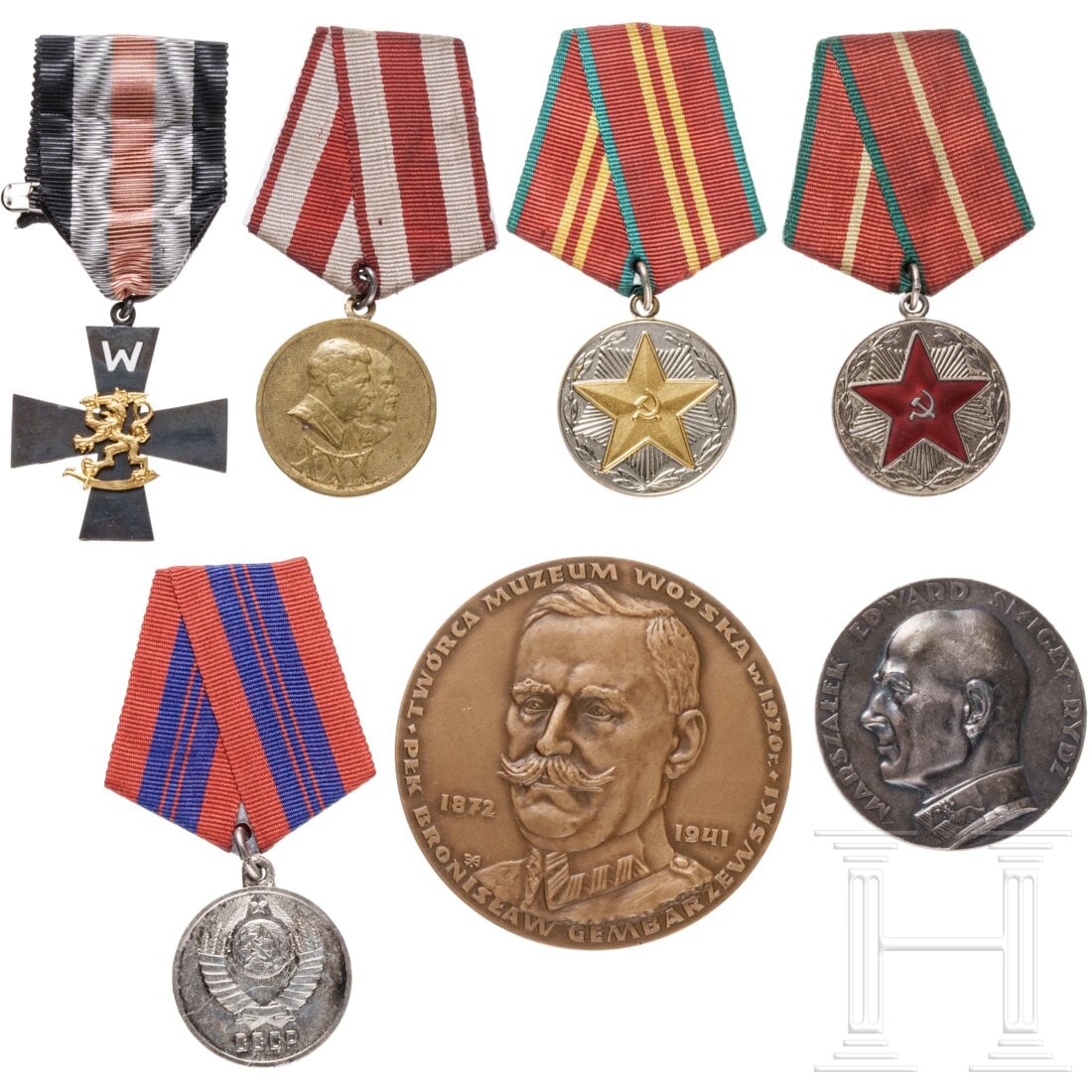 A collection of Polish and Soviet awards, 20th century (1 of 2)