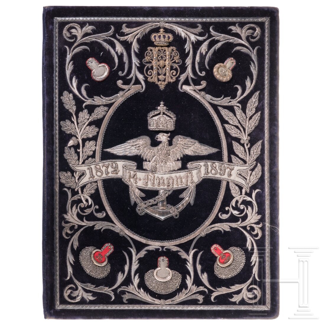 A magnificent document case belonging to the Imperial Navy, dated 1897 (1 of 3)