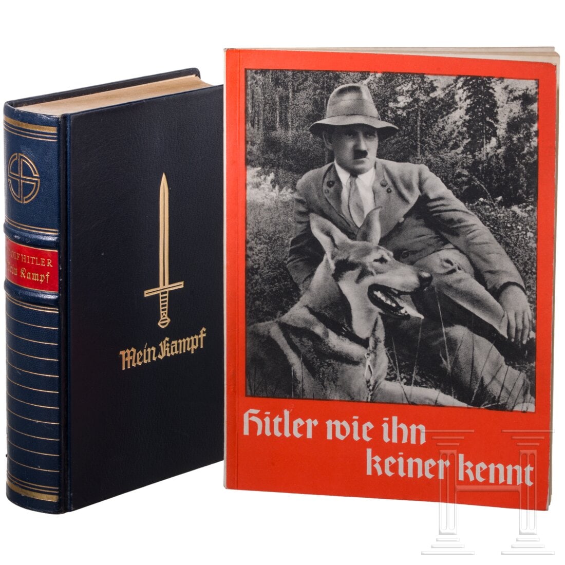 A Hoffmann picture book "Hitler wie ihn keiner kennt" and "Mein Kampf" (anniversary edition) (1 of 2)