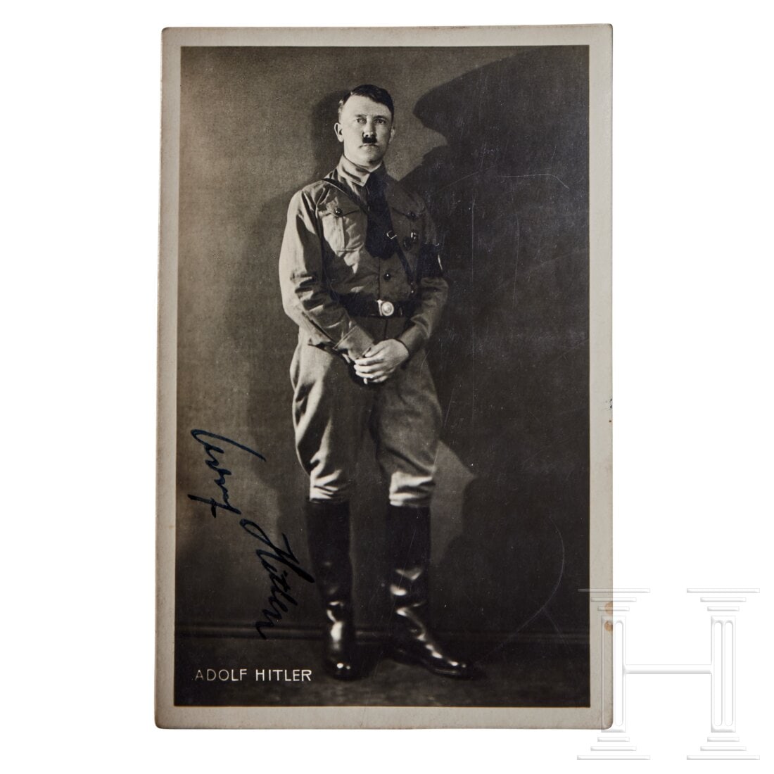 Adolf Hitler - frühe, signierte Hoffmann-Postkarte (1 of 3)